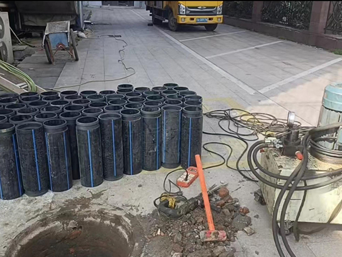 宜兴PE置换管厂家 DN315置换管 非开挖管短管置换